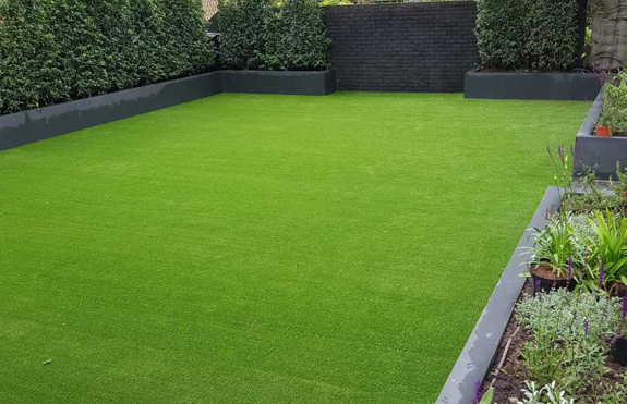 Before Specialised/Sports 30mm plastic grass installation